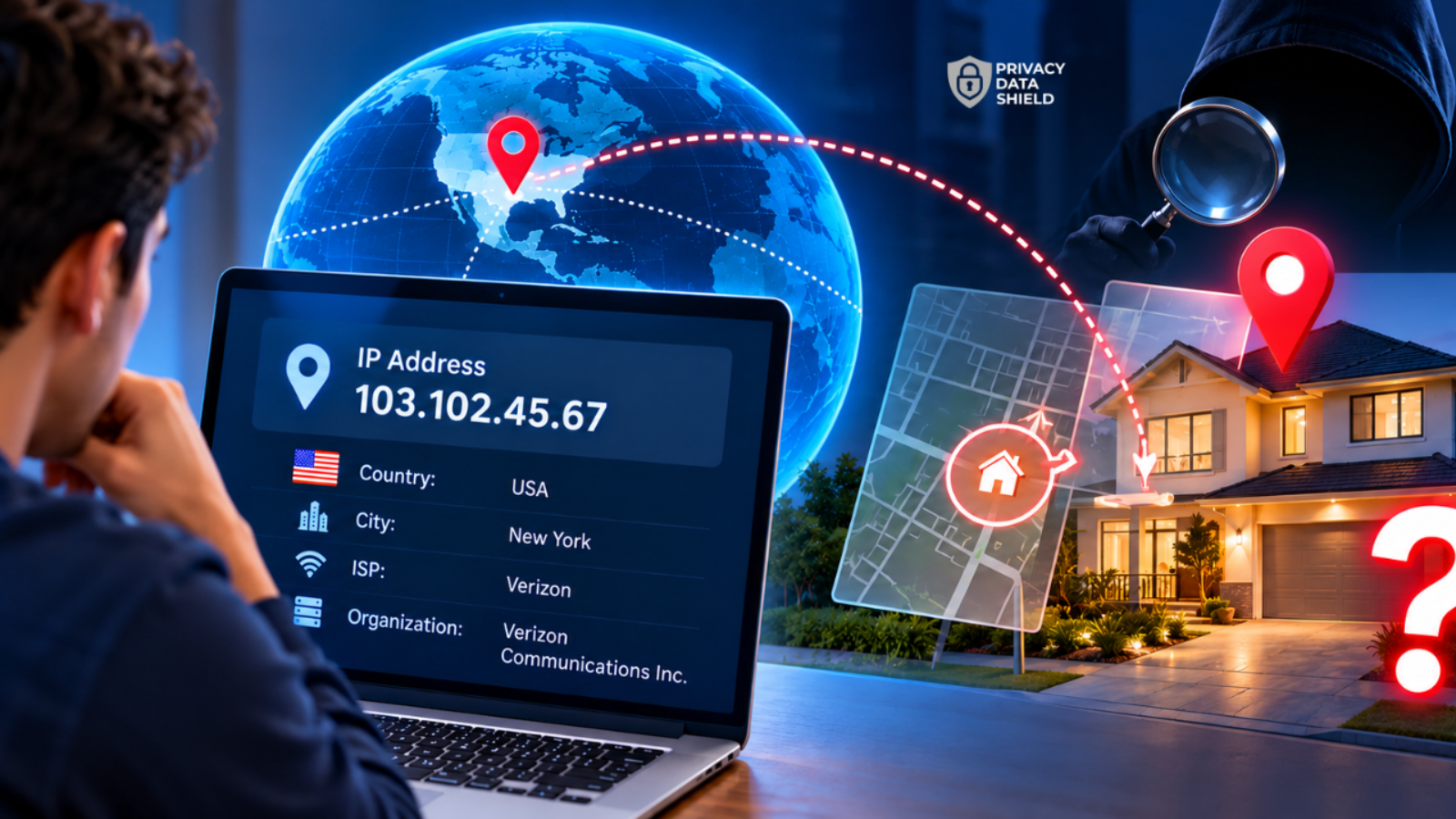 Can someone find your home address from your IP address